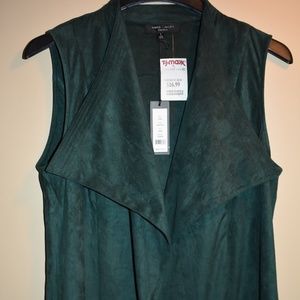 Forest green vest